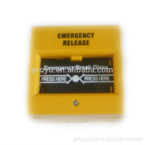 Plastic access fire alarm Door Open push button Glass Break Button PY-DB10-2